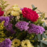 Ramo de Girasol con Fucsia