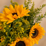 Ramo Girasoles y solidago